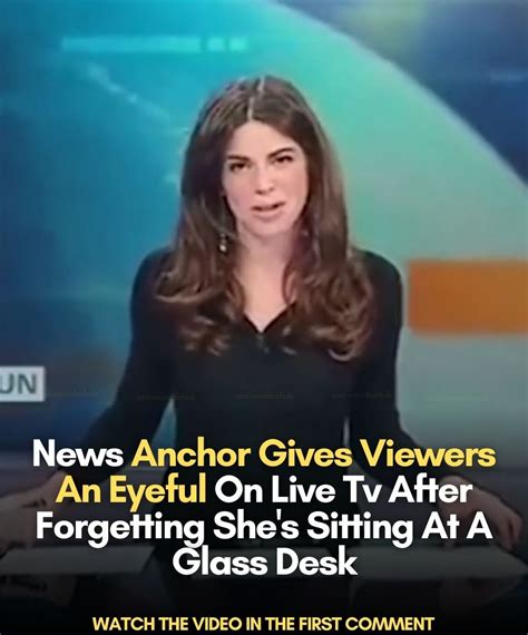 News Anchor Gives Viewers An Eyeful On Live Tv After。